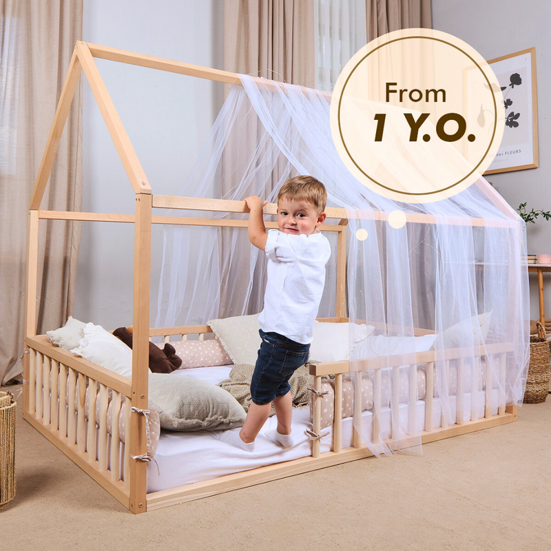 House Bed For Kids and Toddlers from 1 y.o. (EU Size 200x120 cm)-1