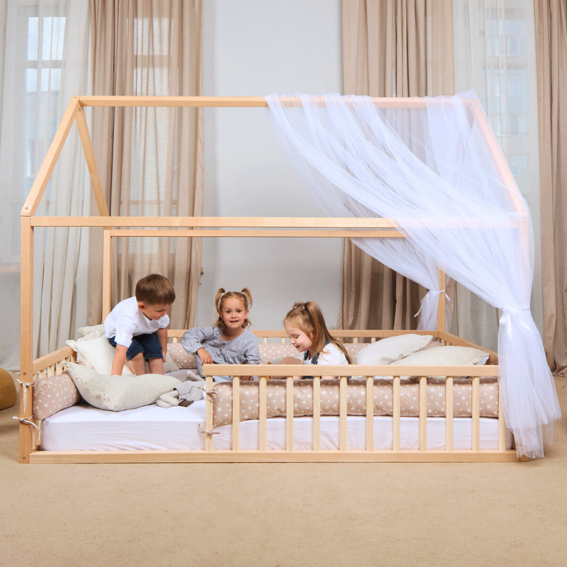 House Bed For Kids and Toddlers from 1 y.o. (EU Size 200x120 cm)-6