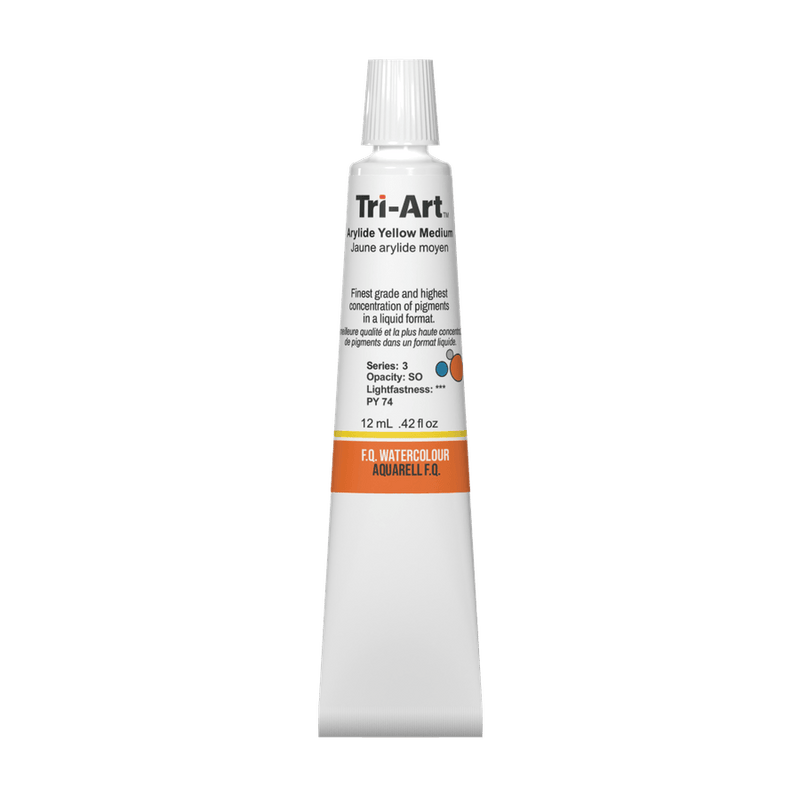 Tri-Art Water Colours - Arylide Yellow Medium-2