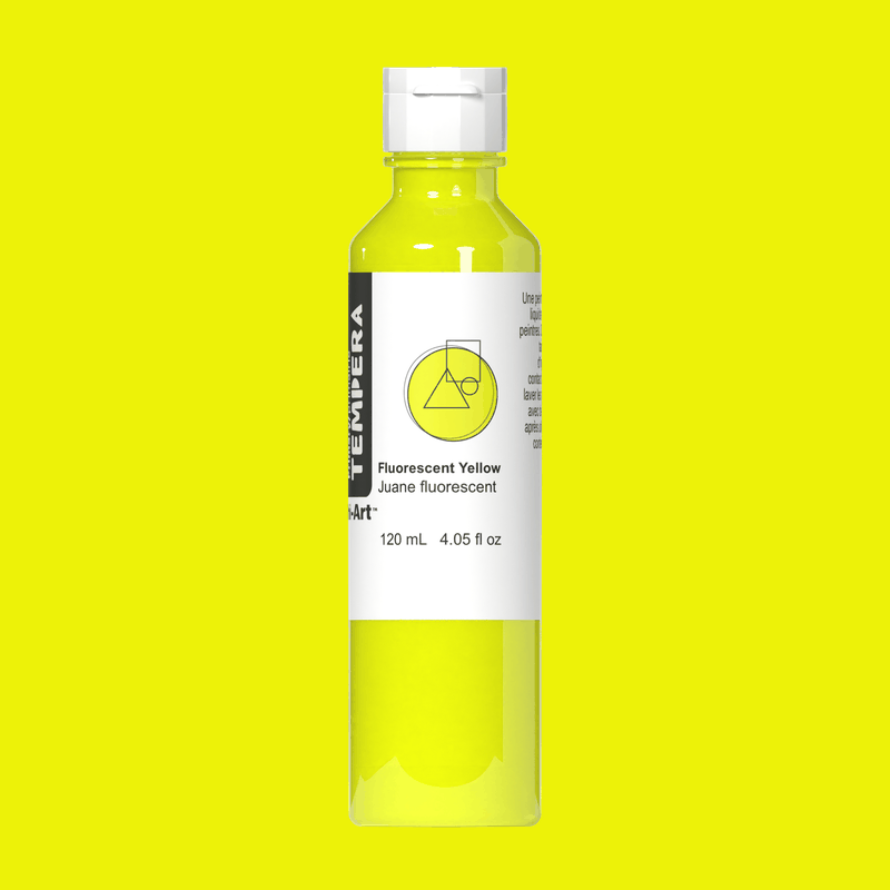 Primary Liquid Tempera - Fluorescent Yellow-6