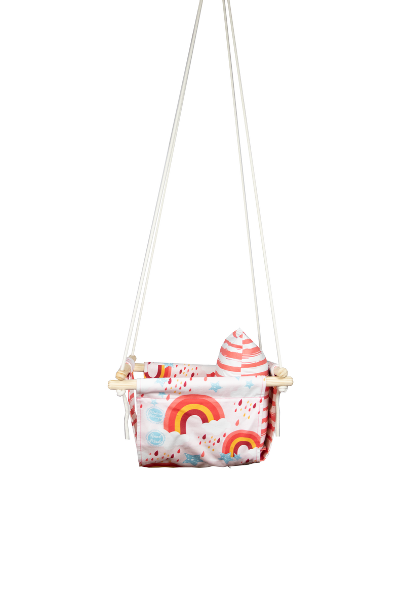 Follow your Rainbow PINK BabySwing-6