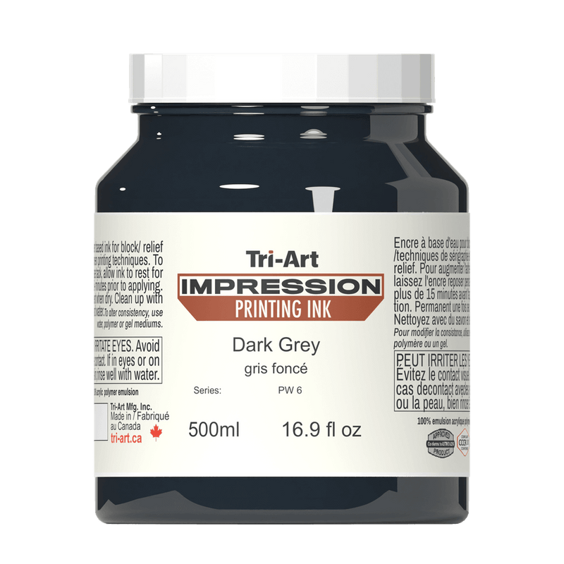 Impressions Block Printing Ink - Dark Grey-2