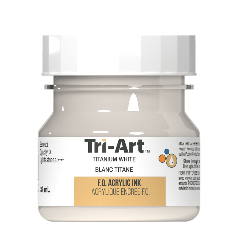 Tri-Art Ink - Titanium White - 37mL-0