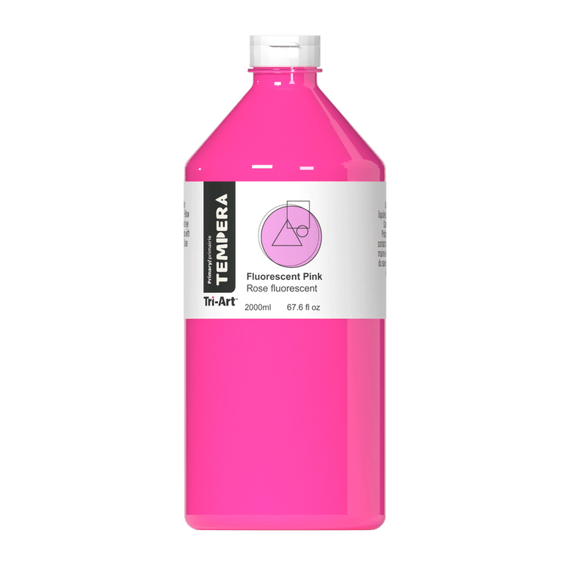 Primary Liquid Tempera - Fluorescent Pink-3