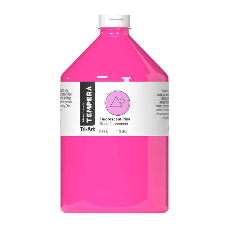 Primary Liquid Tempera - Fluorescent Pink-4