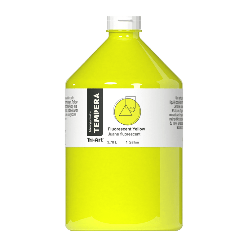 Primary Liquid Tempera - Fluorescent Yellow-4