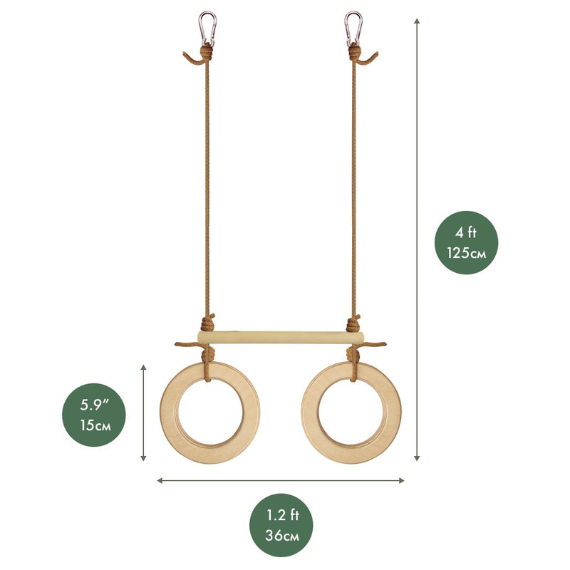 Trapeze swing bar with rings-5